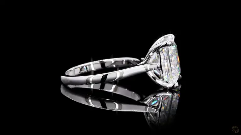 Verlobungsring 18 Karat Weißgold mit Diamant – NOOR 028