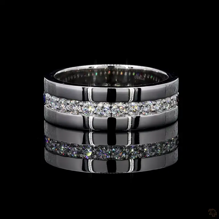 Verlobungsring 18 Karat Weißgold mit Diamant – NOOR 019
