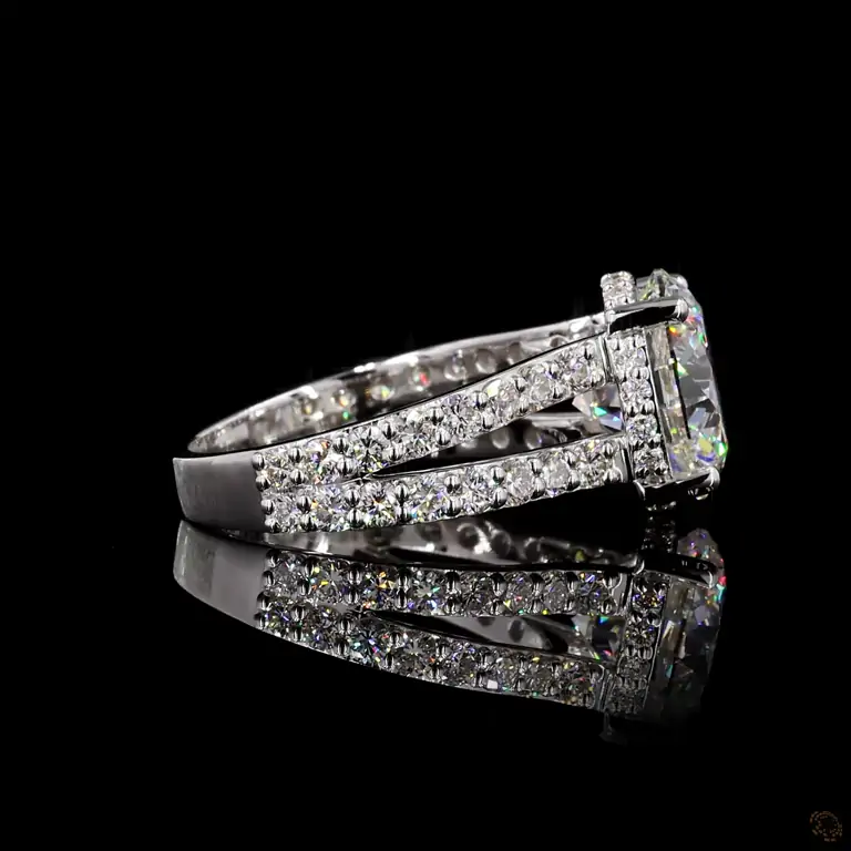Verlobungsring 18 Karat Weißgold mit Diamant – NOOR 020
