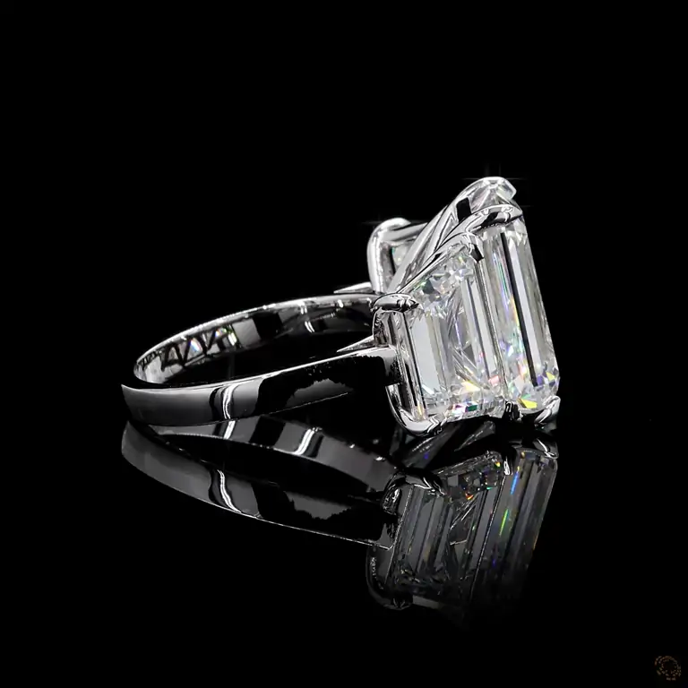 Verlobungsring 18 Karat Weißgold mit Diamant – NOOR 041