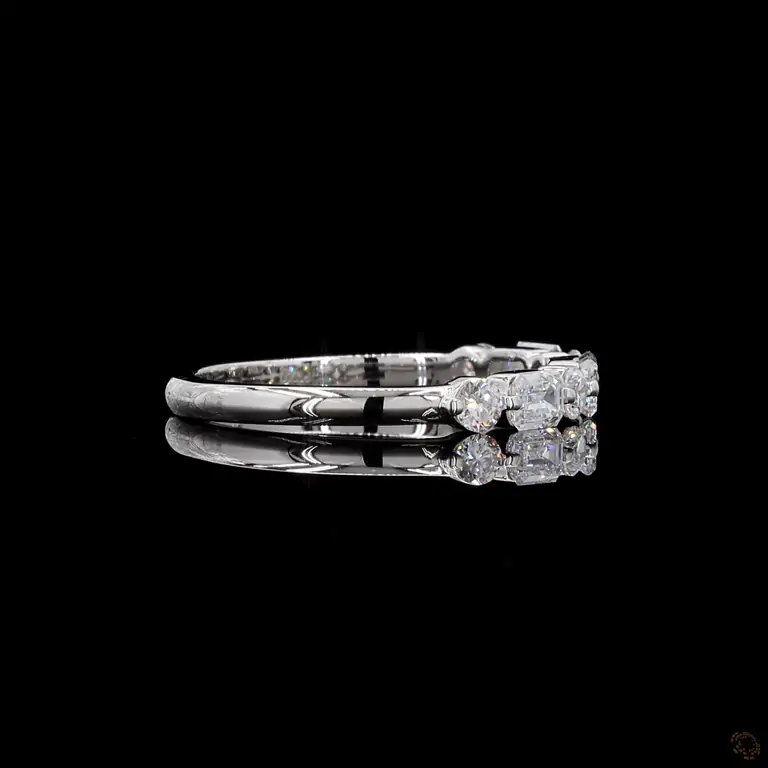 Verlobungsring 18 Karat Weißgold mit Diamant – NOOR 035