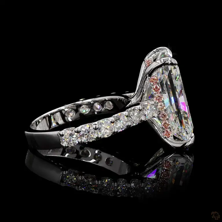 Verlobungsring 18 Karat Weißgold mit Diamant – NOOR 036