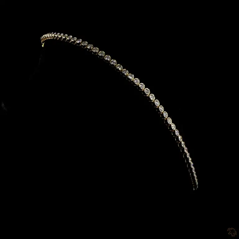 Diamant-Collier SAHARA 007 – 14 Karat Gold mit Diamanten | Diamond Necklace SAHARA 007 – 14K Gold with Diamonds