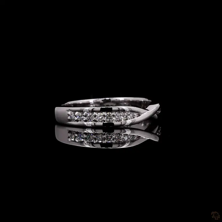 Verlobungsring 18 Karat Weißgold mit Diamant – NOOR 051
