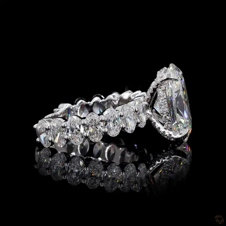 Verlobungsring 18 Karat Weißgold mit Diamant – NOOR 079