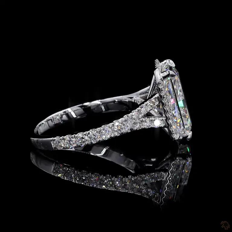 Verlobungsring 18 Karat Weißgold mit Diamant – NOOR 005