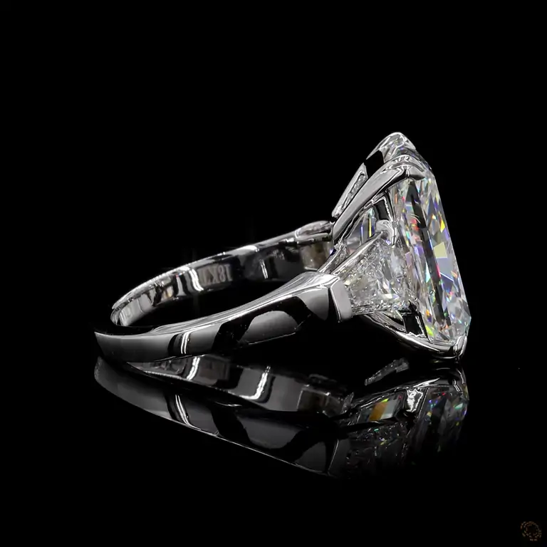 Verlobungsring 18 Karat Weißgold mit Diamant – NOOR 007