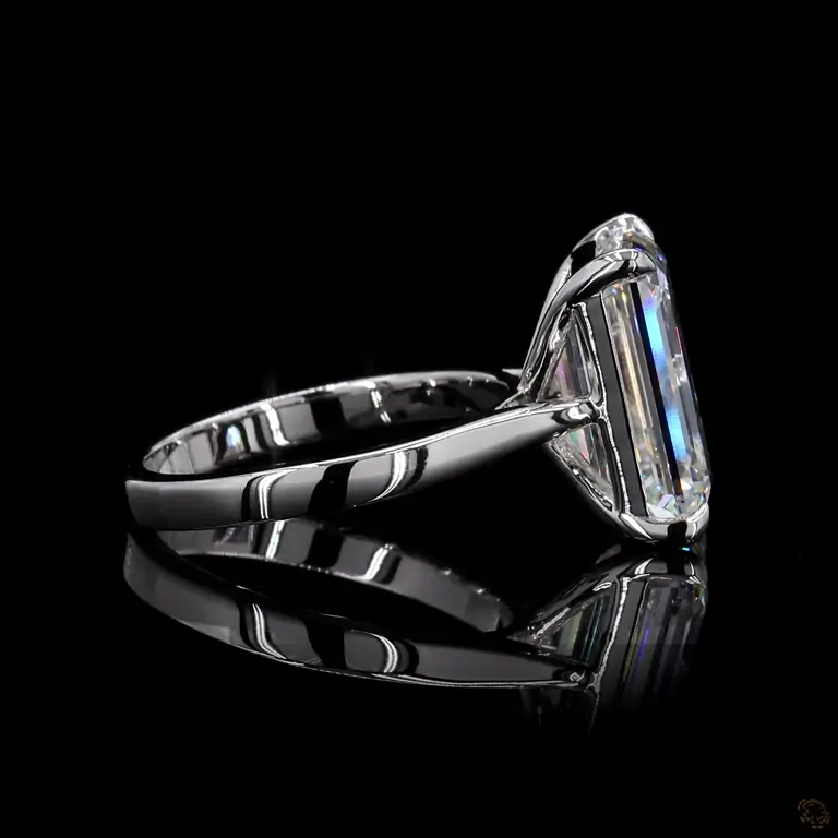 Verlobungsring 18 Karat Weißgold mit Diamant – NOOR 006