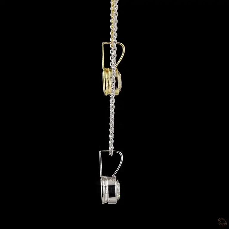 Diamant-Anhänger 14 Karat Gold mit Kette – NILE 003