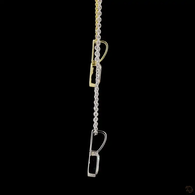Diamant-Anhänger 14 Karat Gold mit Kette – NILE 004