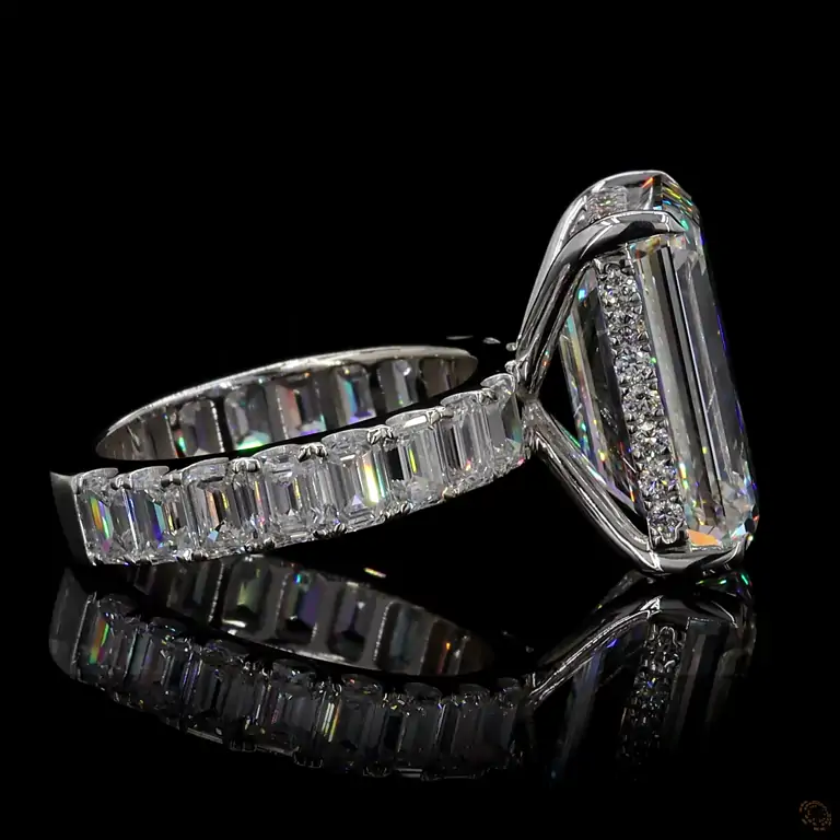 Verlobungsring 18 Karat Weißgold mit Diamant – NOOR 002