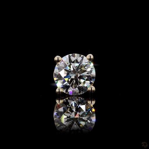 Diamant-Ohrstecker 14 Karat Gold, 0,20 ct – QAMAR 014
