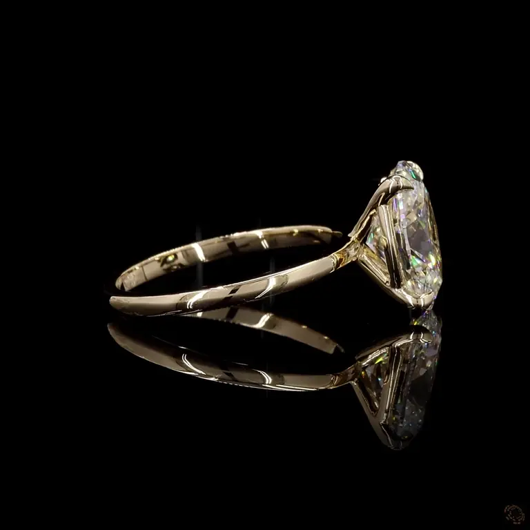 Diamantring 14 Karat Gelb- oder Weißgold mit Diamanten – LUXOR 027