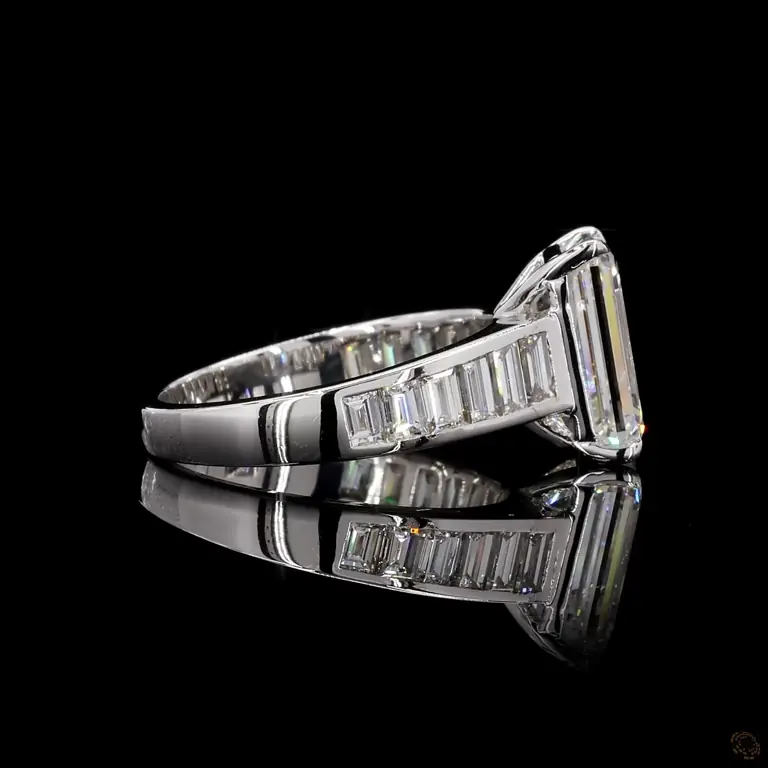 Verlobungsring 18 Karat Weißgold mit Diamant – NOOR 030