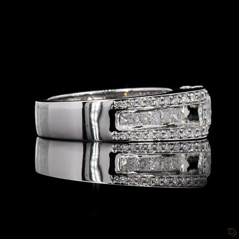 Verlobungsring 18 Karat Weißgold mit Diamant – NOOR 023