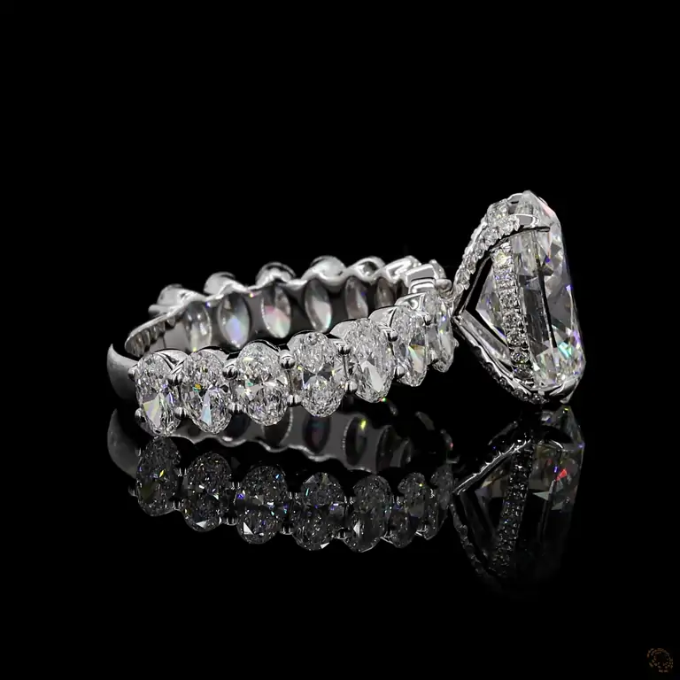 Verlobungsring 18 Karat Weißgold mit Diamant – NOOR 046