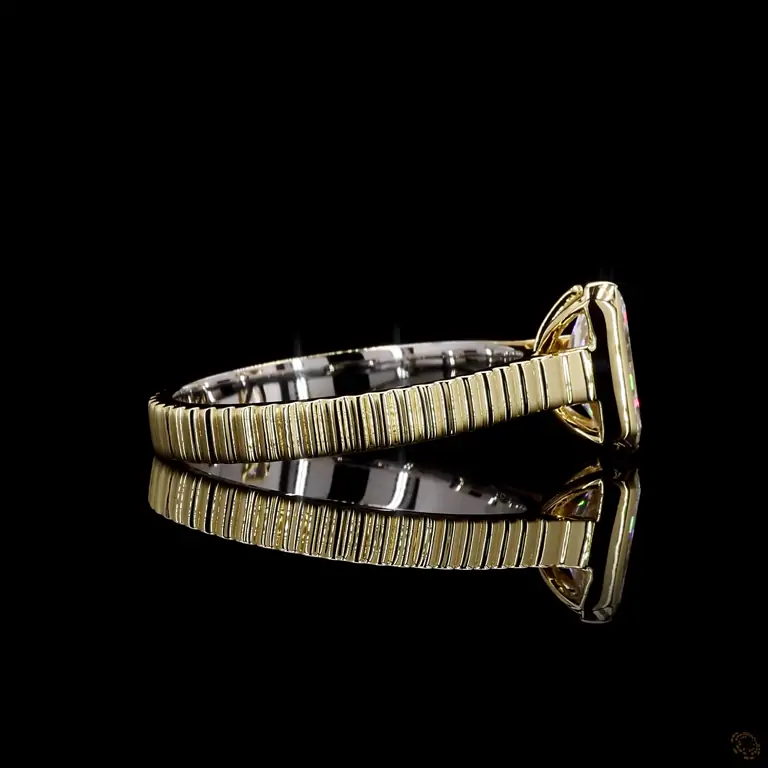 Diamantring 14 Karat Gelb- oder Weißgold mit Diamanten – LUXOR 045