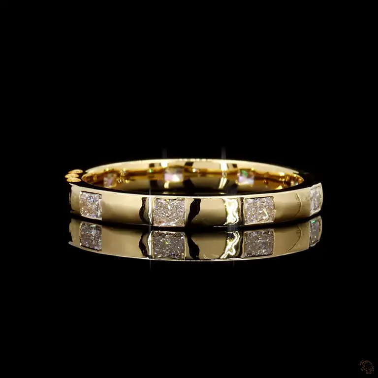 Diamantring 14 Karat Gelb- oder Weißgold mit Diamanten – LUXOR 063