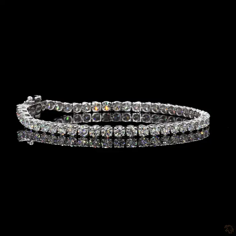 Tennisarmband 14 Karat Weißgold mit Diamanten – KARNAK 013