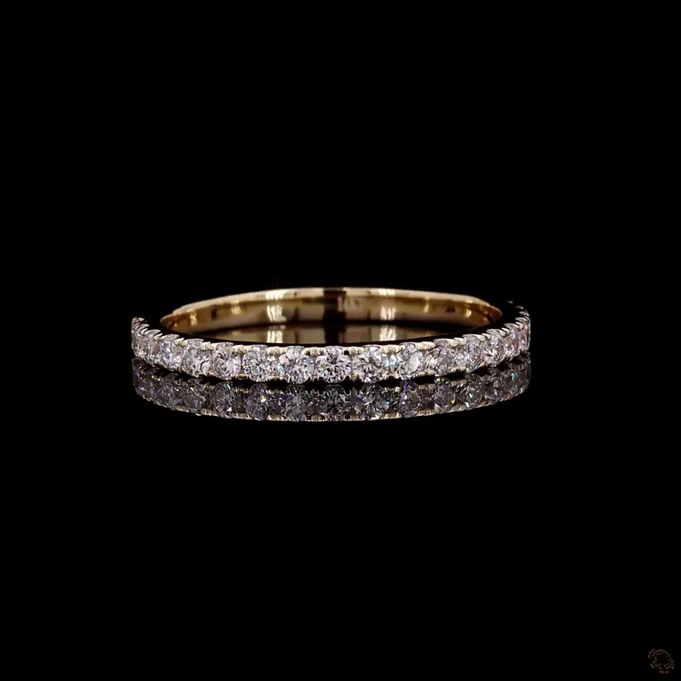 Diamantring 14 Karat Gelb- oder Weißgold mit Diamanten – LUXOR 064