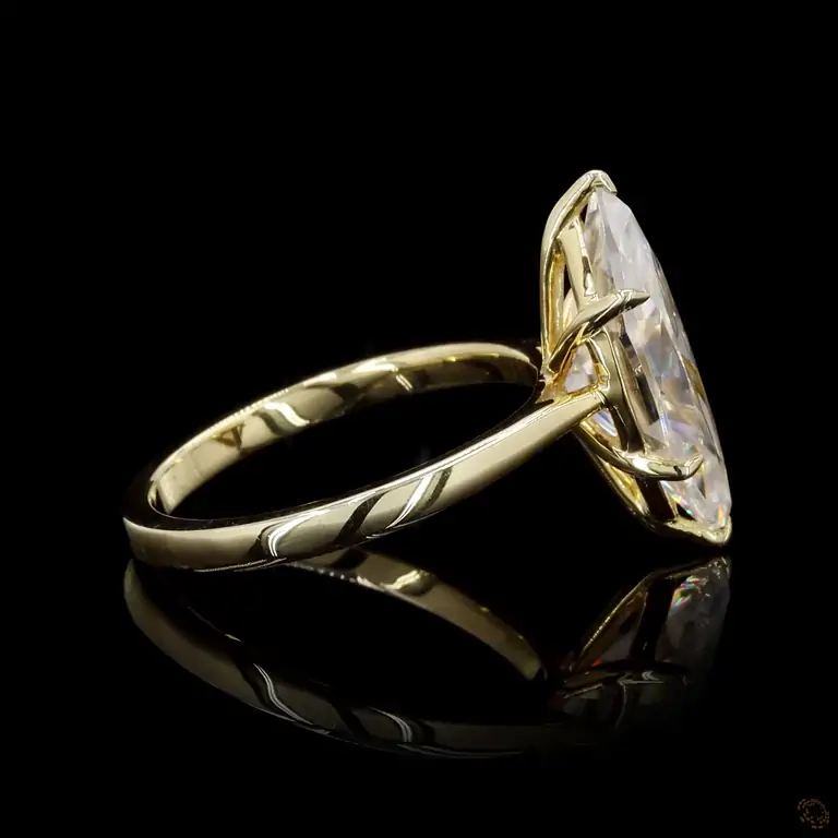 Diamantring 14 Karat Gelb- oder Weißgold mit Diamanten – LUXOR 076