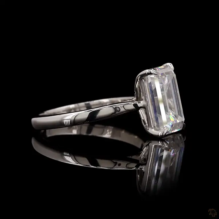 Verlobungsring 18 Karat Weißgold mit Diamant – NOOR 076