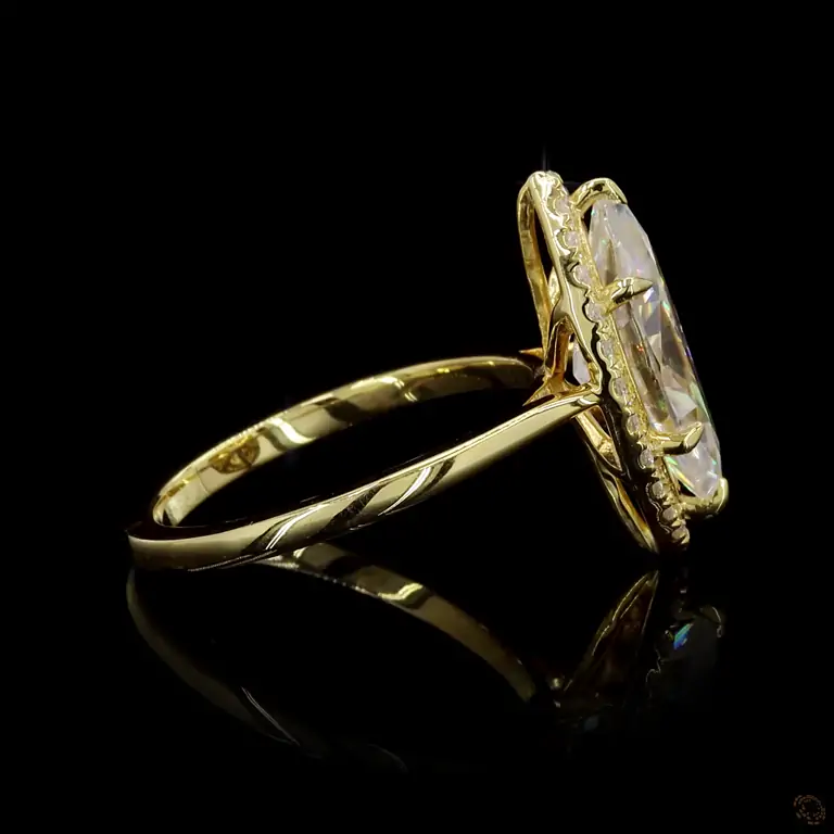Diamantring 14 Karat Gelb- oder Weißgold mit Diamanten – LUXOR 083