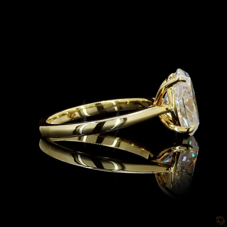 Diamantring 14 Karat Gelb- oder Weißgold mit Diamanten – LUXOR 084