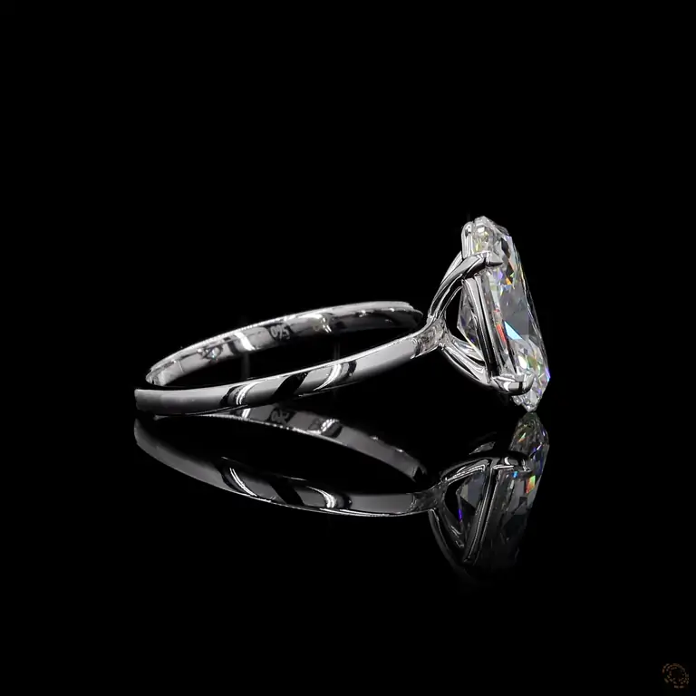 Verlobungsring 18 Karat Weißgold mit Diamant – NOOR 082