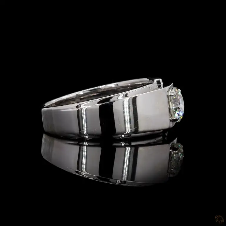 Verlobungsring 18 Karat Weißgold mit Diamant – NOOR 084