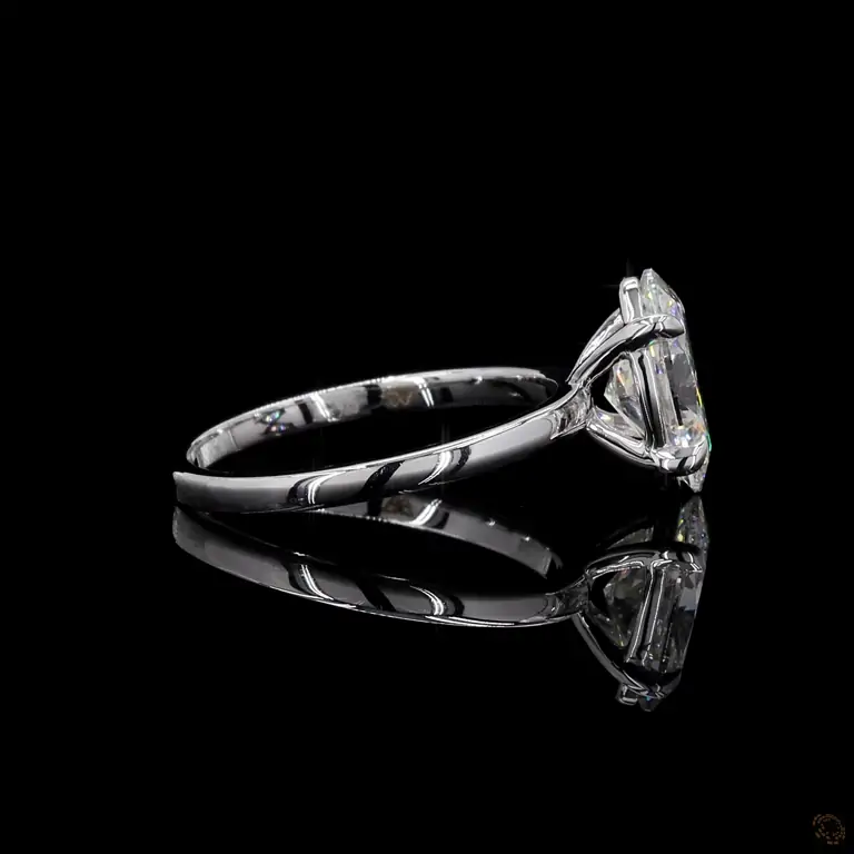 Verlobungsring 18 Karat Weißgold mit Diamant – NOOR 081