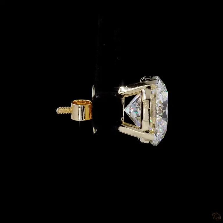 Klassische Diamant-Ohrstecker 0,20 ct 14K / 18K Gold – QAMAR 029