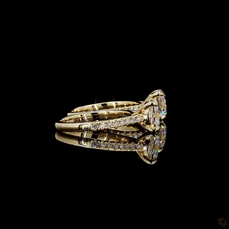 Ehering LUXOR 119 – 14–18 Karat Gelbgold mit Diamanten