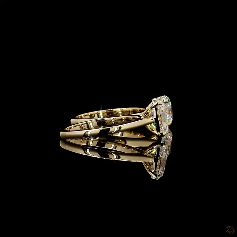 Diamantring LUXOR 120 – 14 Karat Gelbgold mit Diamanten