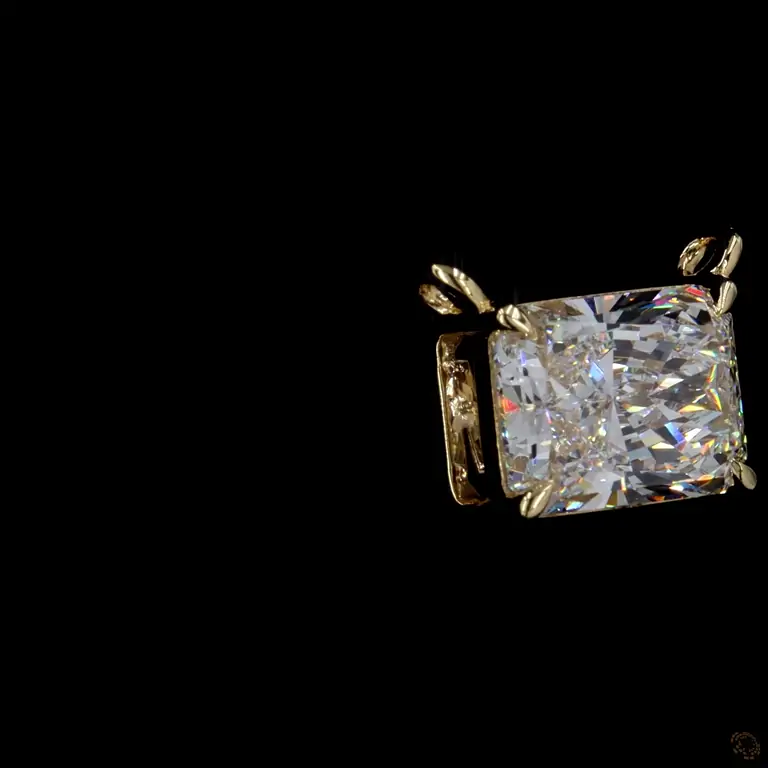 Diamant-Anhänger mit Kette 1 Ct VVS1 14K / 18K Gold – NILE 024