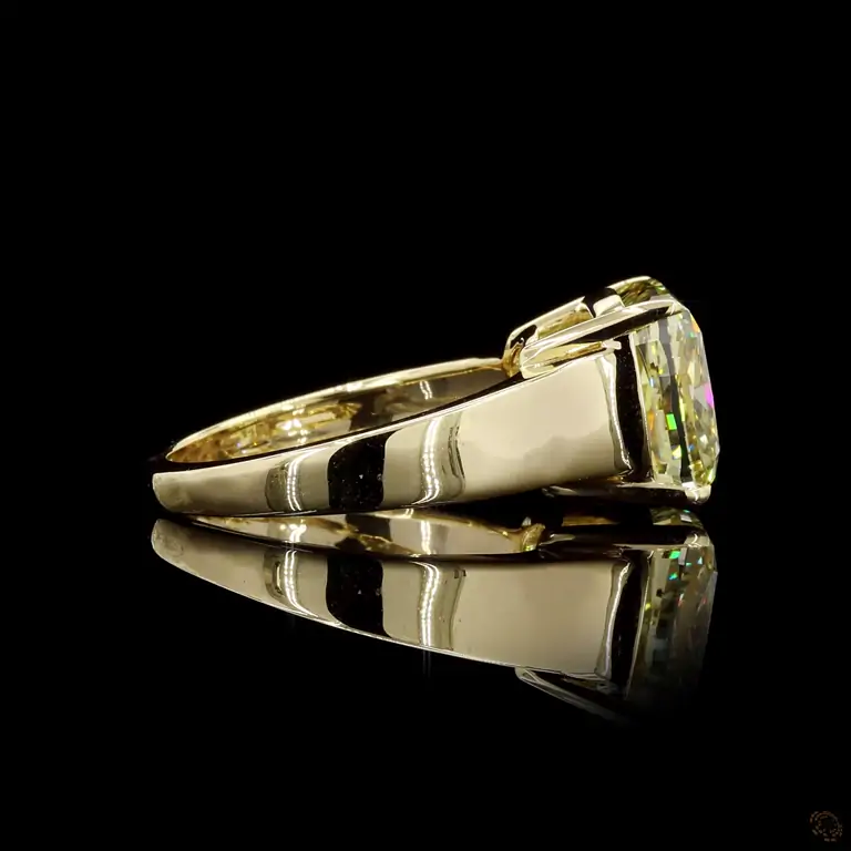 Diamantring 14 Karat Gelb- oder Weißgold mit Diamanten – LUXOR 020