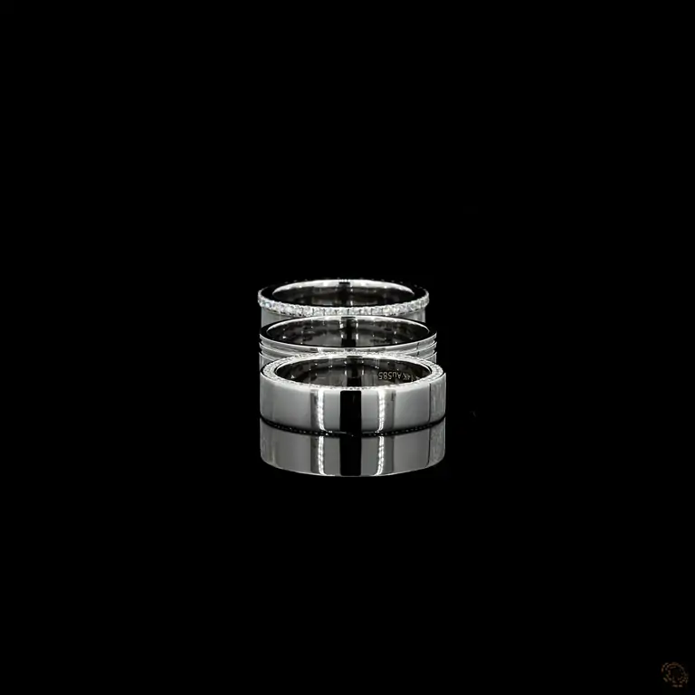 Verlobungsring 18 Karat Weißgold mit Diamant – NOOR 009